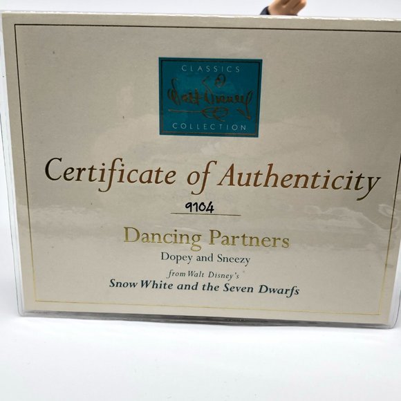 Disney Snow White Dopey and Sneezy Dancing Partners - Picture 8 of 8